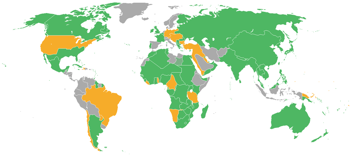 Map of World (1914-1917)