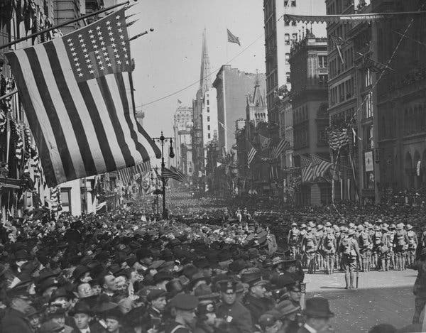 Victory parade held in NY